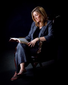 Vicki Hurley reading the Word of God